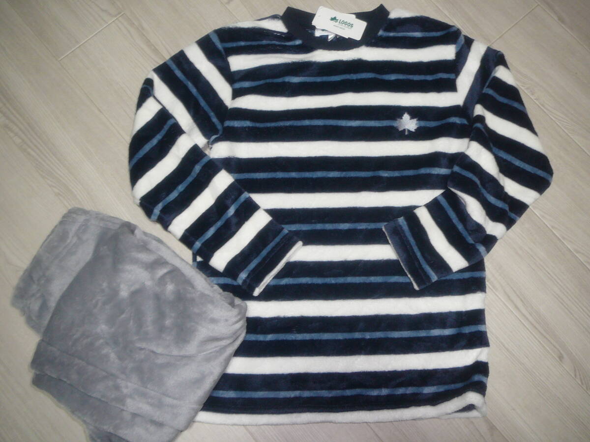 LOGOSフリースパジャマ(150cm)ロゴスあったか拍卖