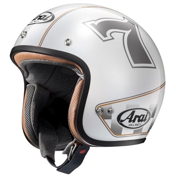 Arai ジェットヘルメット CLASSIC MOD クラシックモッド CAFE RACER カフェレーサー ホワイト M 57-58cm拍卖