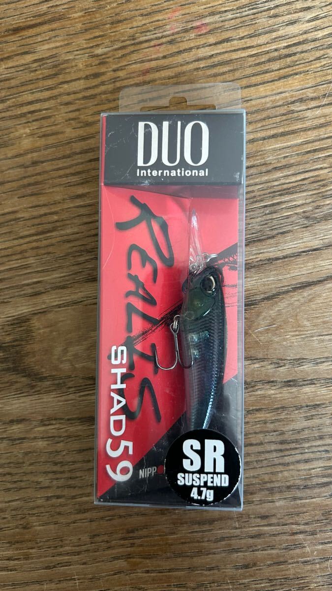 レアリスシャッド59SR DUO レアリスシャッド 59 SR Realis Shad 59SR デュオ レアリス シャッド ルアー ミノー ブラックバス バス拍卖