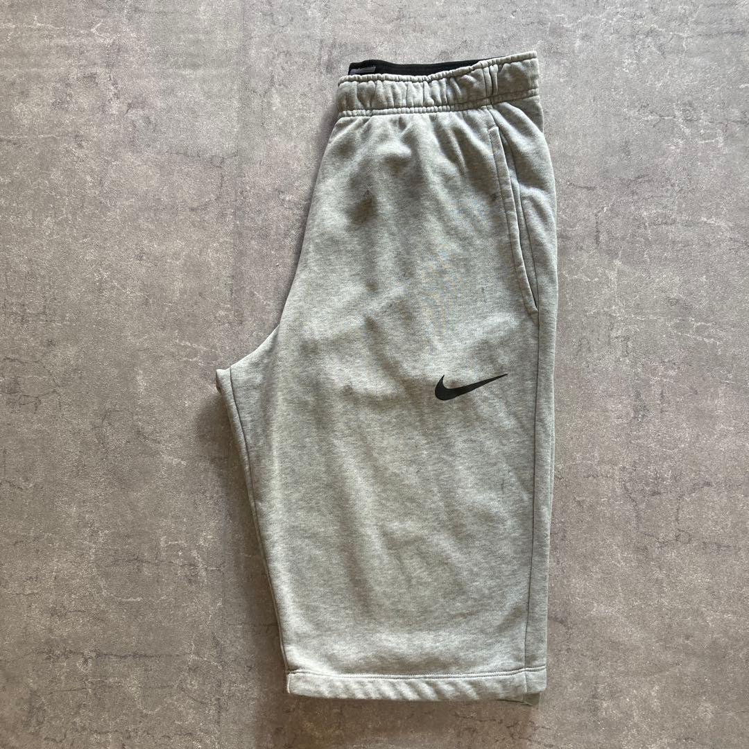 NIKE スウェットハーフパンツ ドライフィット グレー ジョガーパンツLサイズ拍卖