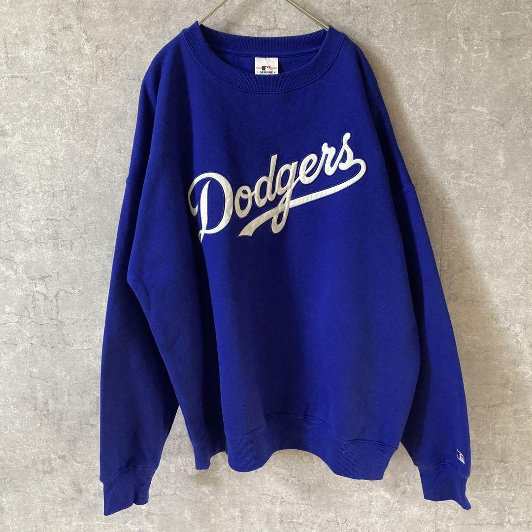 ロサンゼルス ドジャース スウェット トレーナー 刺繍ロゴ オーバーサイズ L拍卖