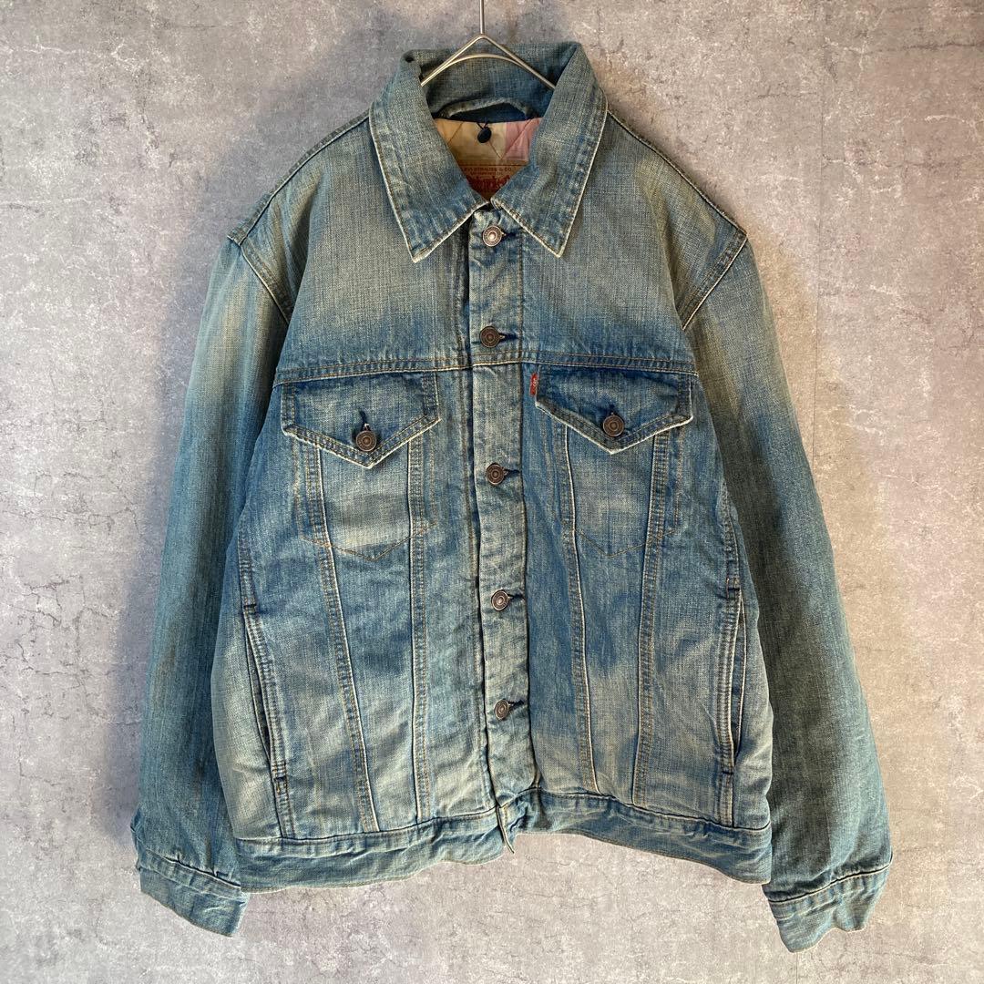 Levi's 00s 70500-2 デニムジャケット ブラケット ボア無 M拍卖