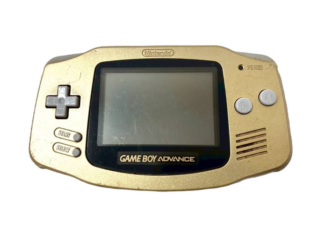 【ジャンク品】ニンテンドー ゲームボーイアドバンス AGB-001 ゴールド 本体 GBA 携帯ゲーム機 任天堂 NINTENDO(60892SK1)拍卖
