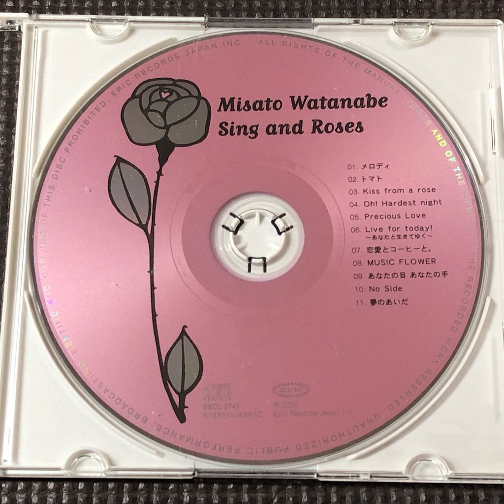 渡辺美里 Sing and Roses CD ディスクのみ拍卖