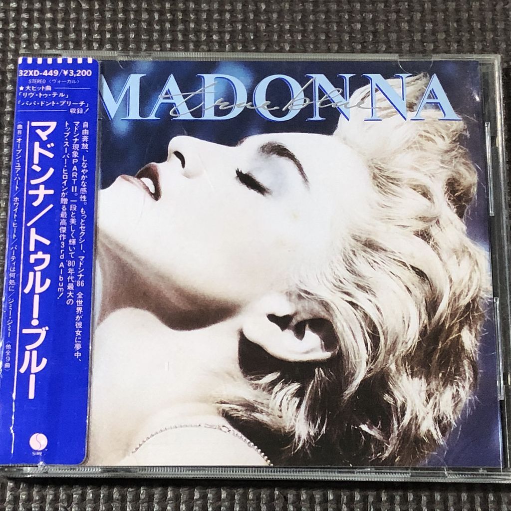 MADONNA - TRUE BLUE マドンナ トゥルー・ブルー 32XD449 CD シール帯拍卖