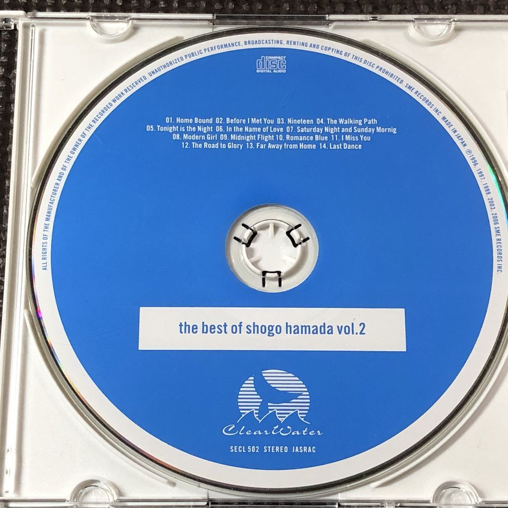 浜田省吾 the best of shogo hamada vol.2 CD ディスクのみ 拍卖
