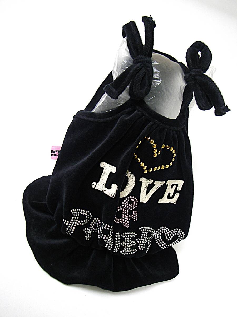 PARIERO CA・WA・I・I バルーン・ワンピース ブラック スタッズ/フリルのデコレーション サイズSS パリエロ カワイイ拍卖