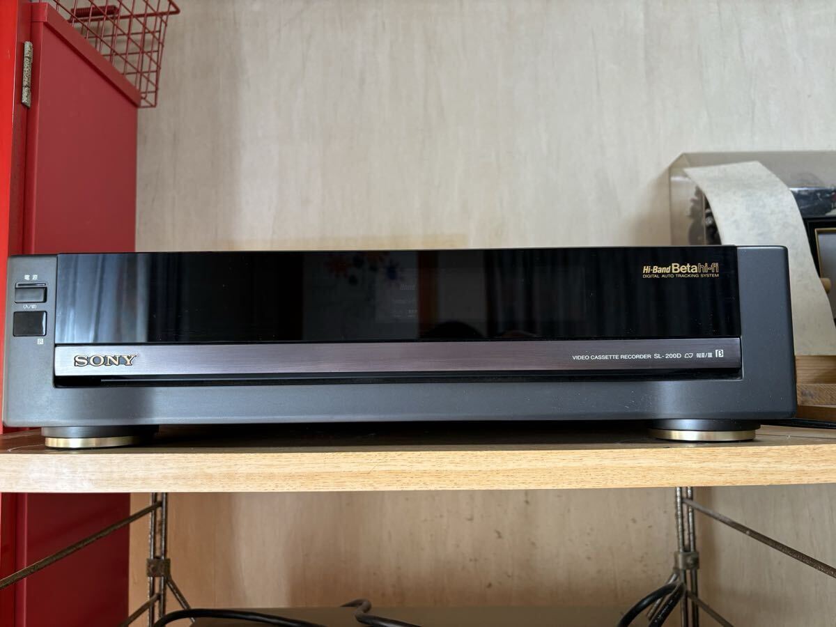 SONY Betamax SL-200D ベータ ビデオデッキ ソニー リモコン付き拍卖