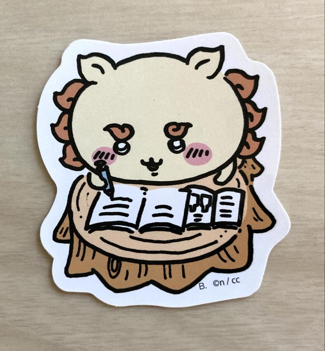 【ちいかわ〜ダイカットステッカー3、シーサー、勉強】2023.4.21、レア!ナガノ、ちいかわ拍卖