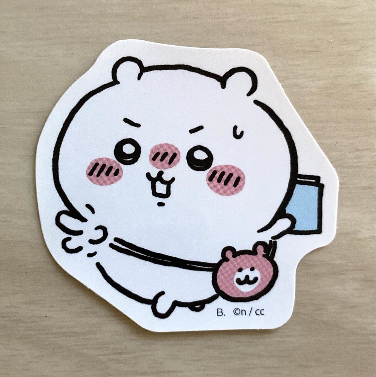 【ちいかわ〜ダイカットステッカー3、ちいかわ、走る】2023.4.21、レア!ナガノ、ちいかわ拍卖