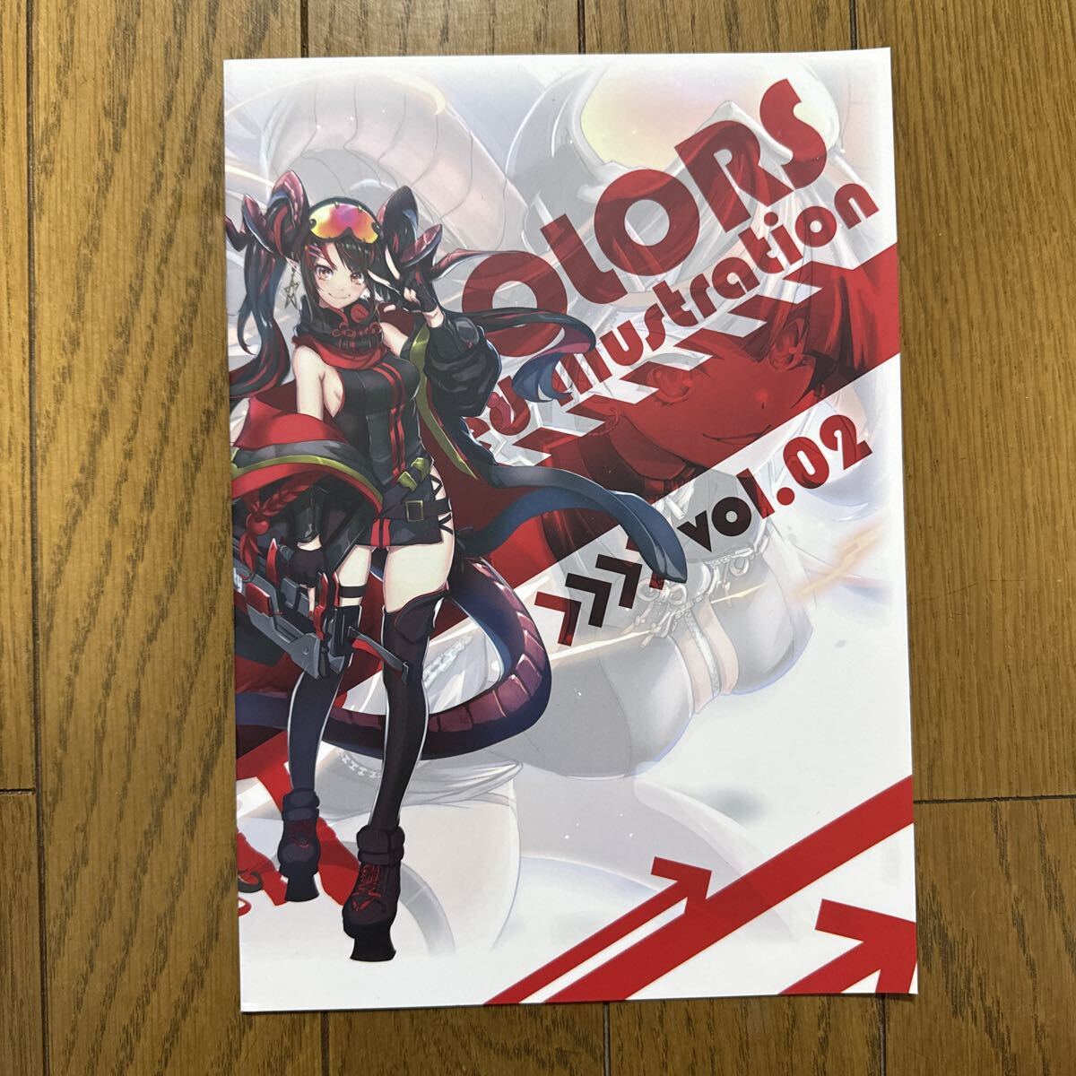 COLORS red illustration オリジナル 一般 同人誌 フルカラーイラスト集 りんりん亭 鴨川葵 x2→拍卖
