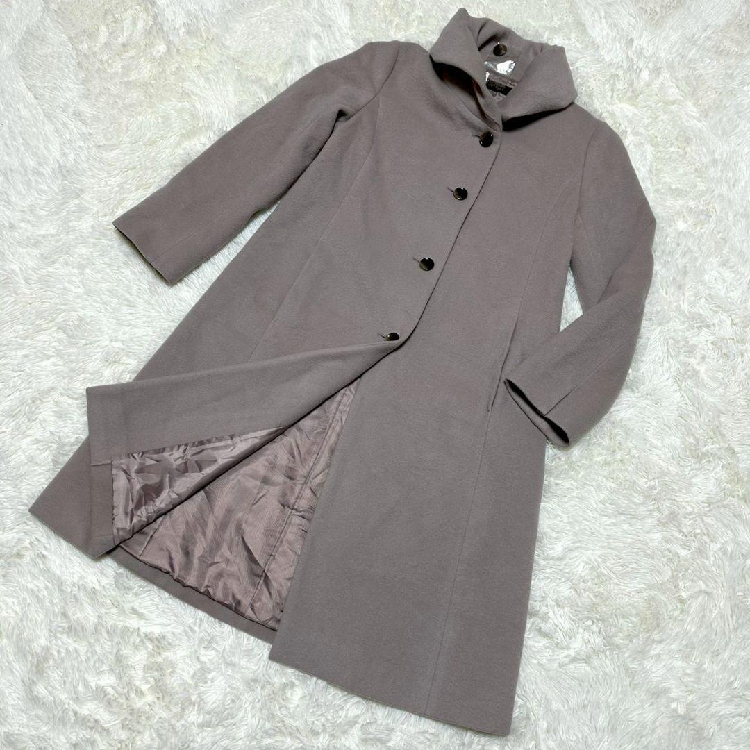 【リフレクト】/ロングコート/(M)/羊毛/アンゴラ/羽織り/防寒/アウター拍卖