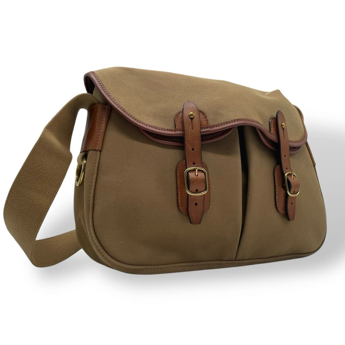 極美品 Brady ブレディ アリエル トラウト スモール ショルダーバッグ メッセンジャーバッグ カーキ拍卖