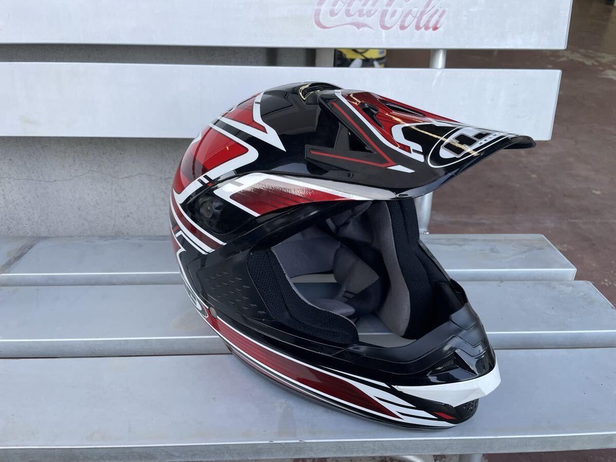 HJC オフロードヘルメット CL-MX 赤/黒/白 モトクロス ヘルメット オフロード Sサイズ拍卖