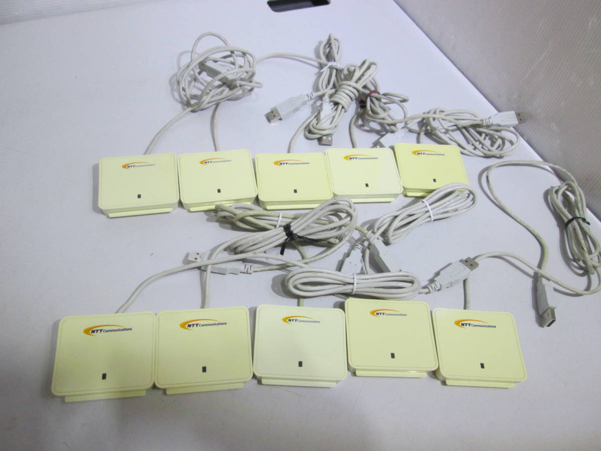 1★NTTコミュニケーションズ 接触型ICカードリーダー・ライター CLOUD2700-NTTCom 10個セット★拍卖