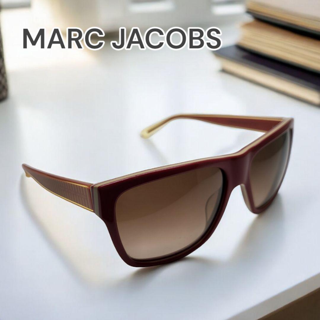 MARC JACOBS サングラス ストライプ レッド 拍卖