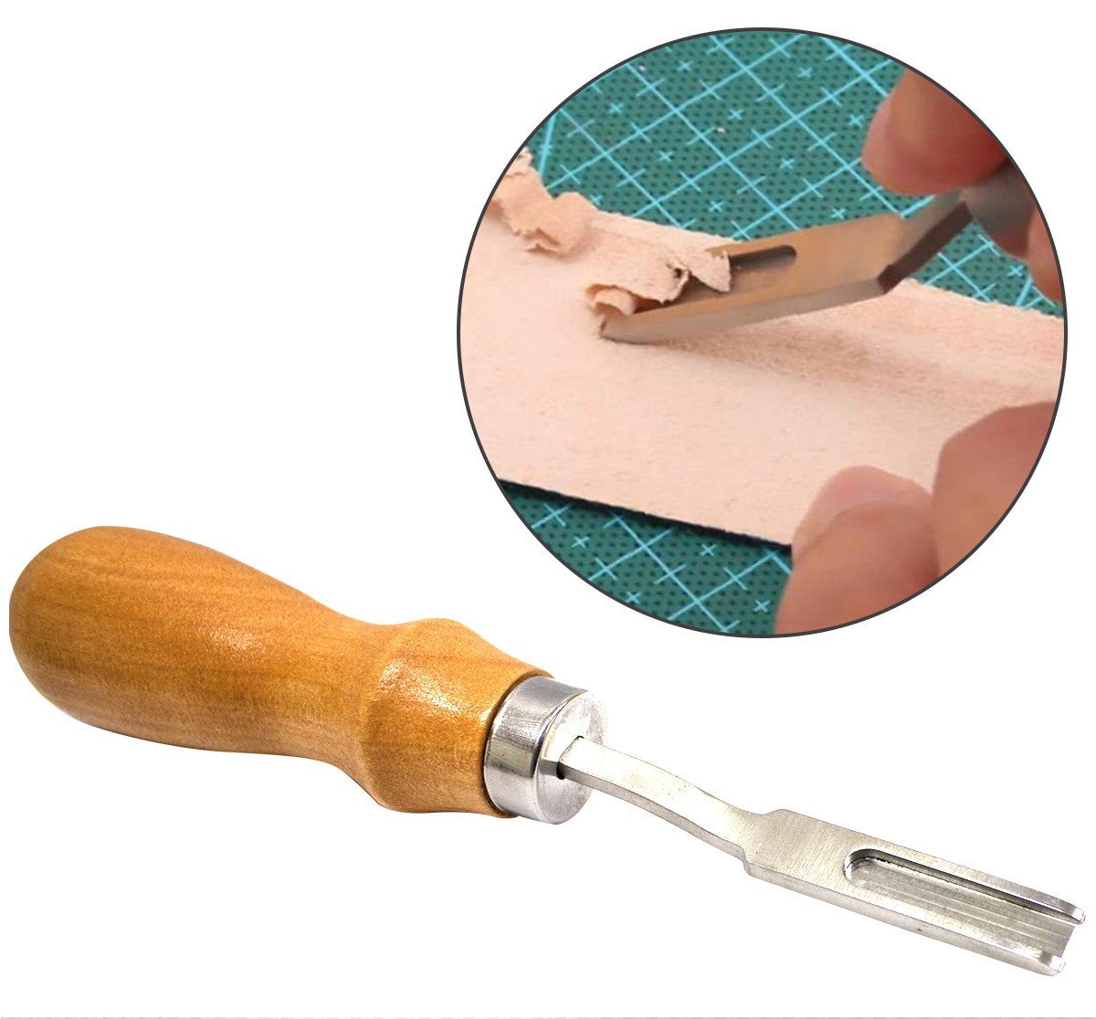 【送料380円】フレンチエッジャー 面取り 切削 フィレット ルーバー エッジのカッティング 革 細工 道具 工具 レザー クラフト 職人 DIY拍卖