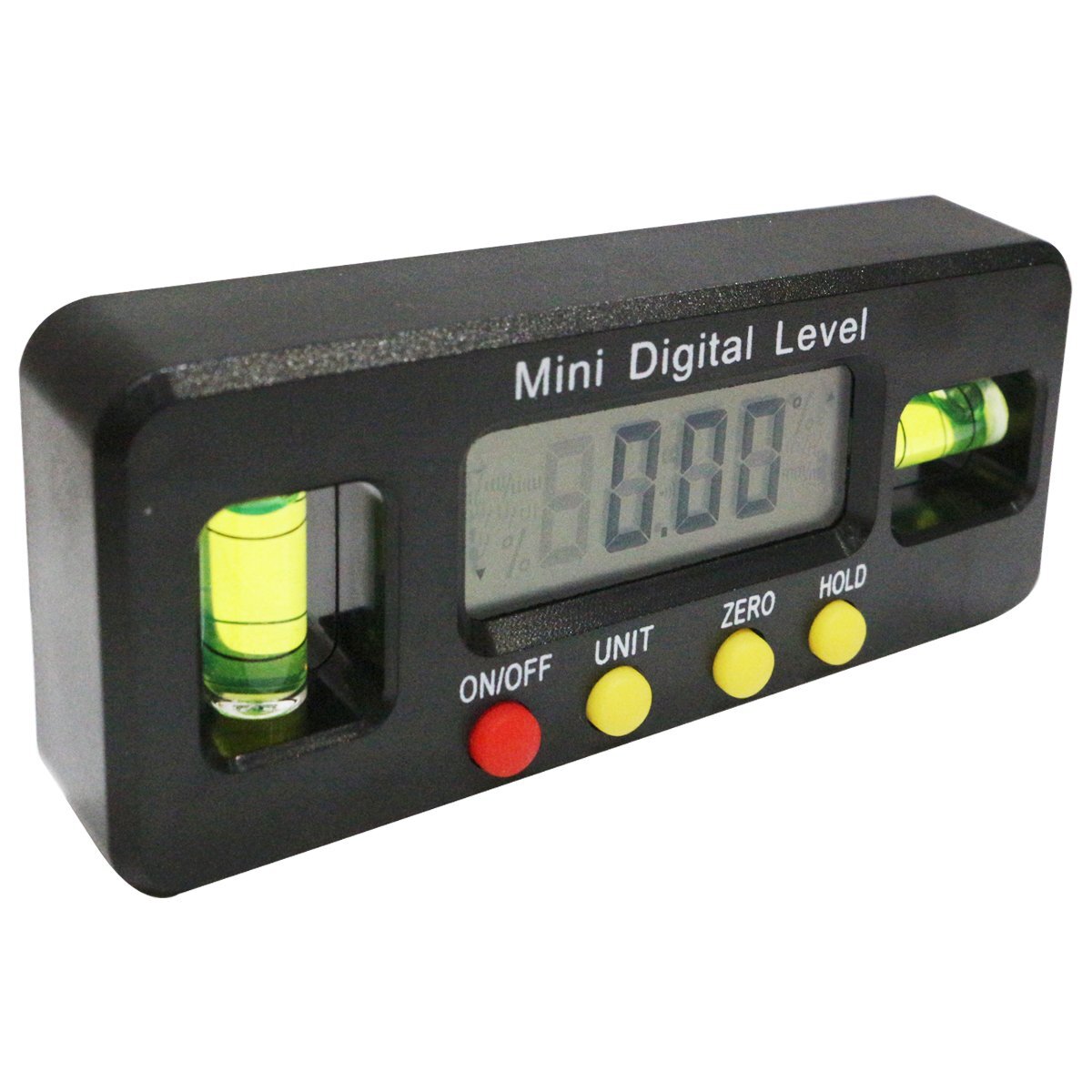 100mm デジタル レベル 水平器 傾斜計 角度計 液晶 表示 レベラー 水平 角度 傾斜 測定 測量 DIY マグネット 付き 工具 ミニ拍卖