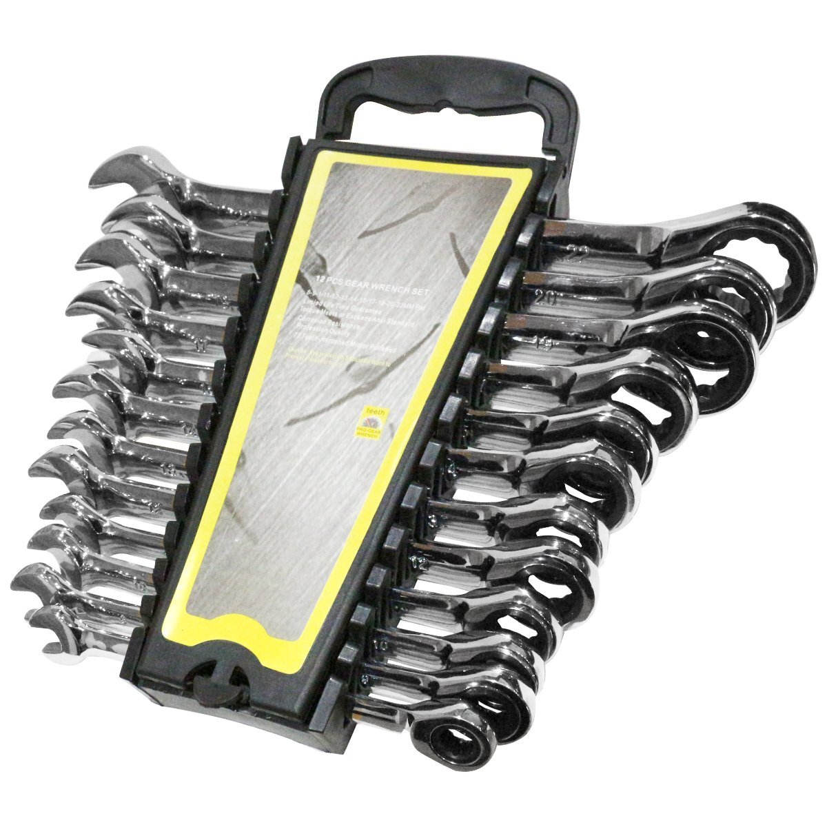 ラチェットレンチ 8-22mm 12本セット フレックスラチェットレンチセット ラチェットレンチ クロムバナジウム 車 整備 メンテナンス拍卖