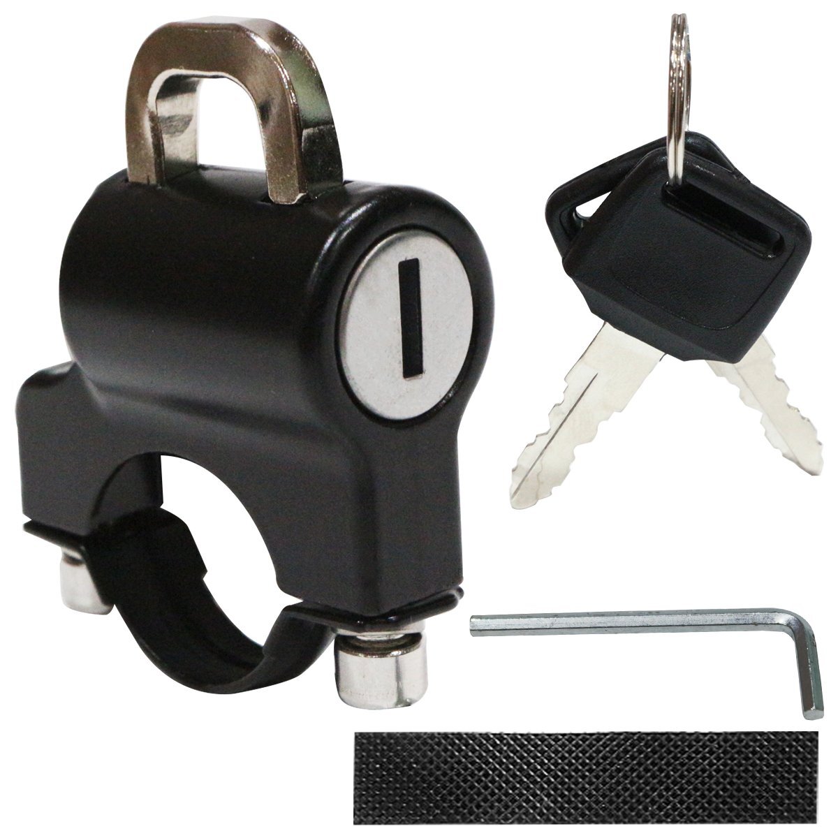 【送料220円】汎用 ヘルメット ホルダー ハンドル クランプ スカイウェイブ/250/400 SJ/45/64/A CK45A 650 CP51A バーグマン ジクサー 鍵拍卖