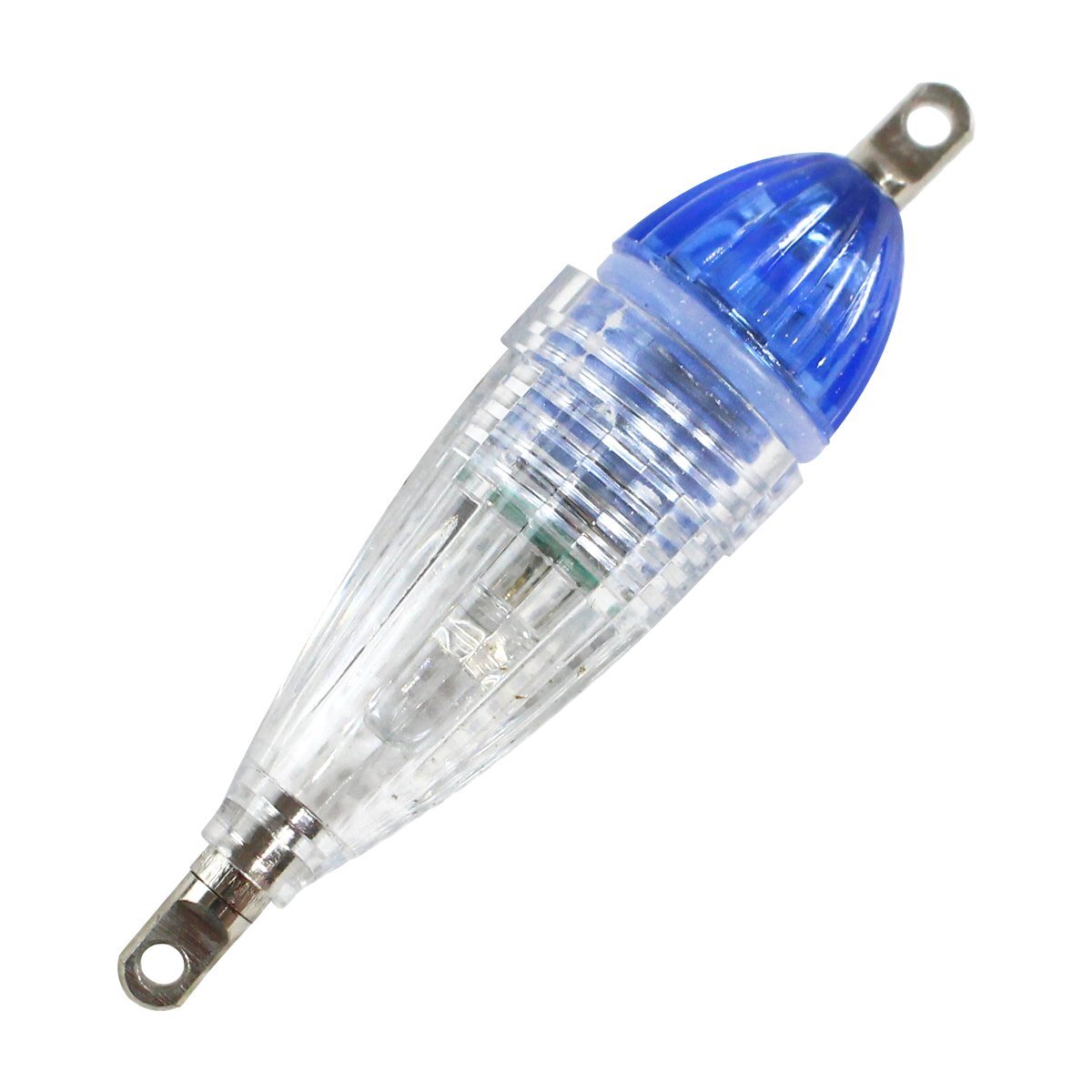 【送料220円】『青/ブルー 1本/1個』集魚灯 夜釣り イカ釣り 水中ライト 6cm いか釣り アオリイカ コウイカ 水中 LEDライト 発光 1個拍卖