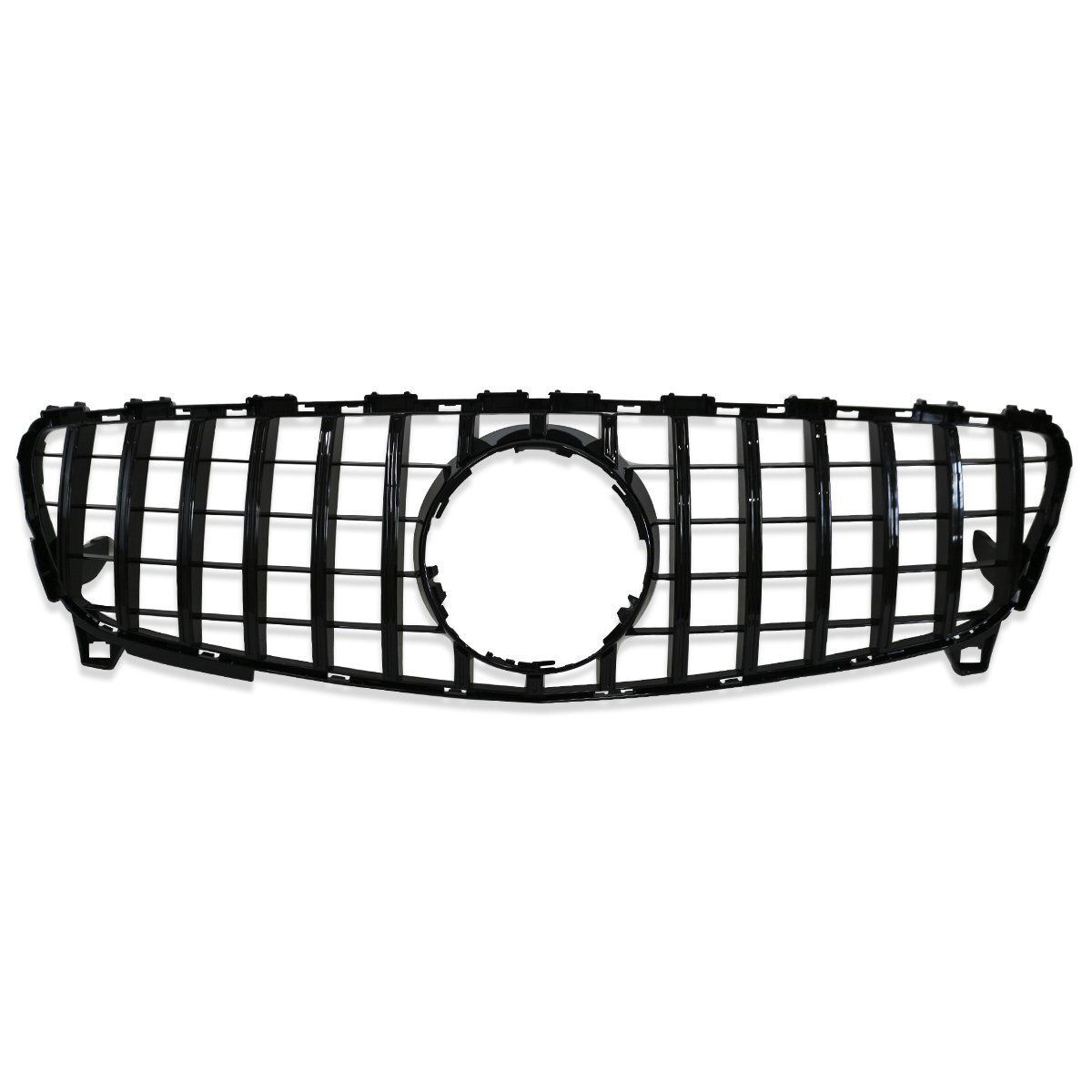 ベンツ Aクラス W176 後期 パナメリカーナ グリル AMG GTR GT ルック A180 A250 A45 2015-2018年 フィン ブラックストライプ拍卖