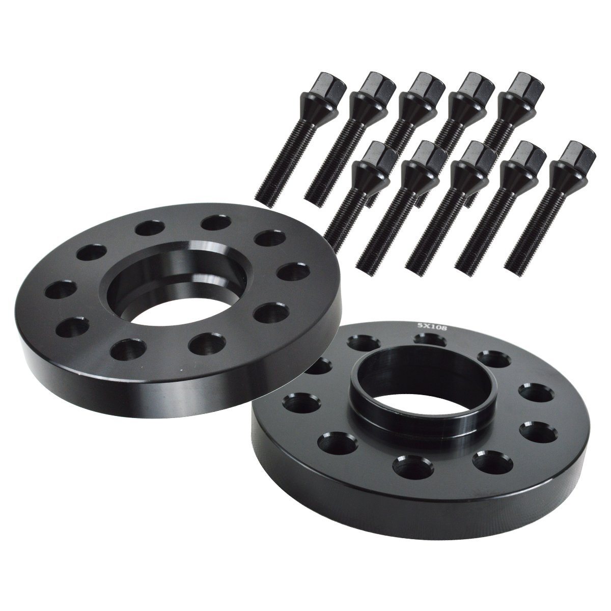 ハブ一体型 厚さ 20mm PCD108 5H ハブ径 65.1mm 65mm M12 P1.25 シトロエン プジョー ピカソ ワイドトレッド スペーサー 5穴拍卖