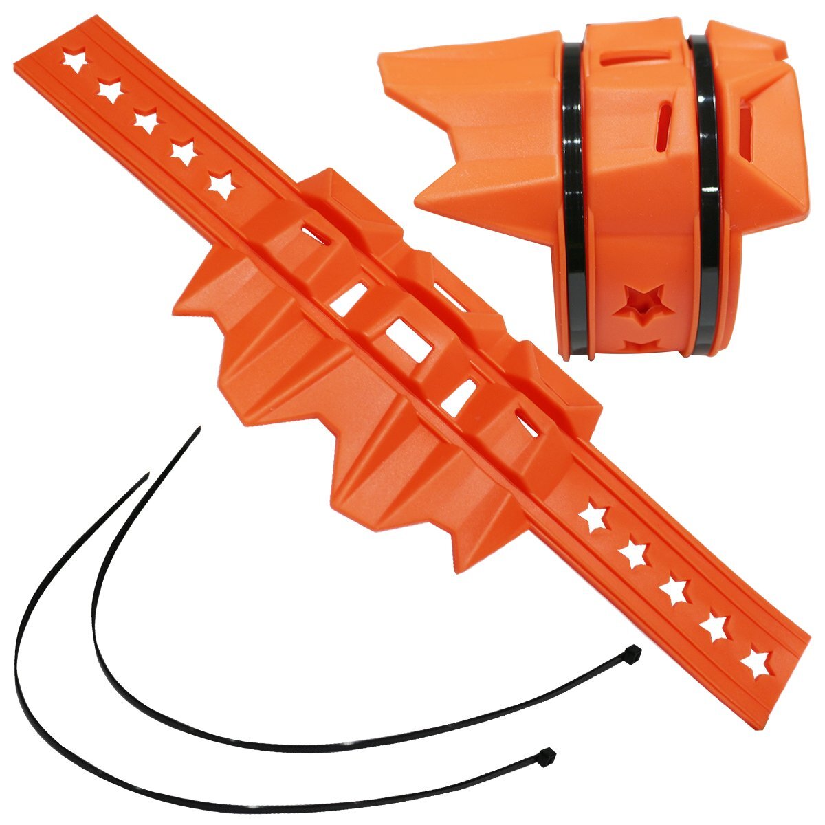 橙 汎用 サイレンサー マフラー ガード プロテクター アドレスV アドレスV グラストラッカー シグナスX スーパーカブ拍卖