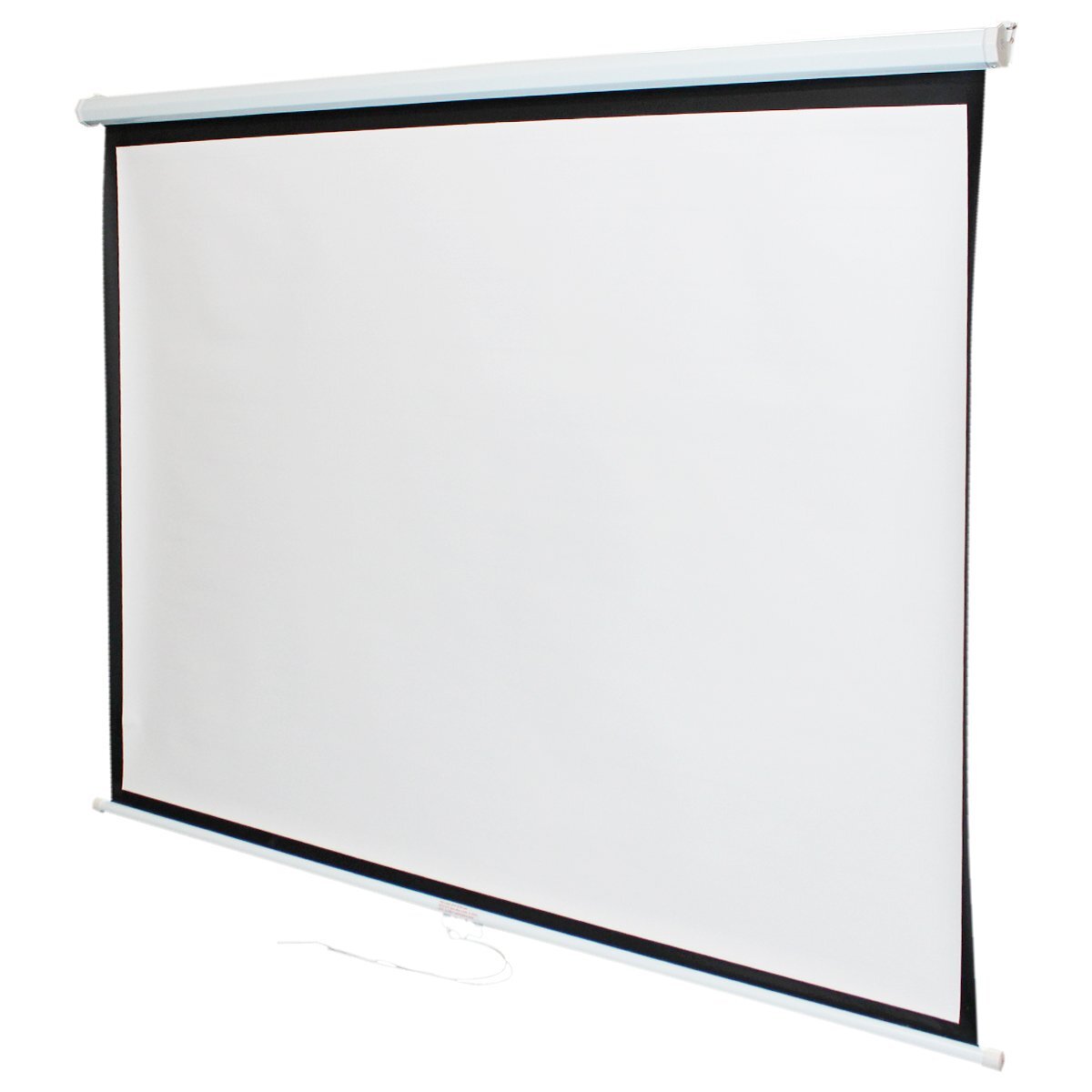 高画質 100インチ 100型 4:3 手動 巻き 吊り下げ式 プロジェクター スクリーン 壁掛け 天吊り ホームシアター プレゼン 会議拍卖