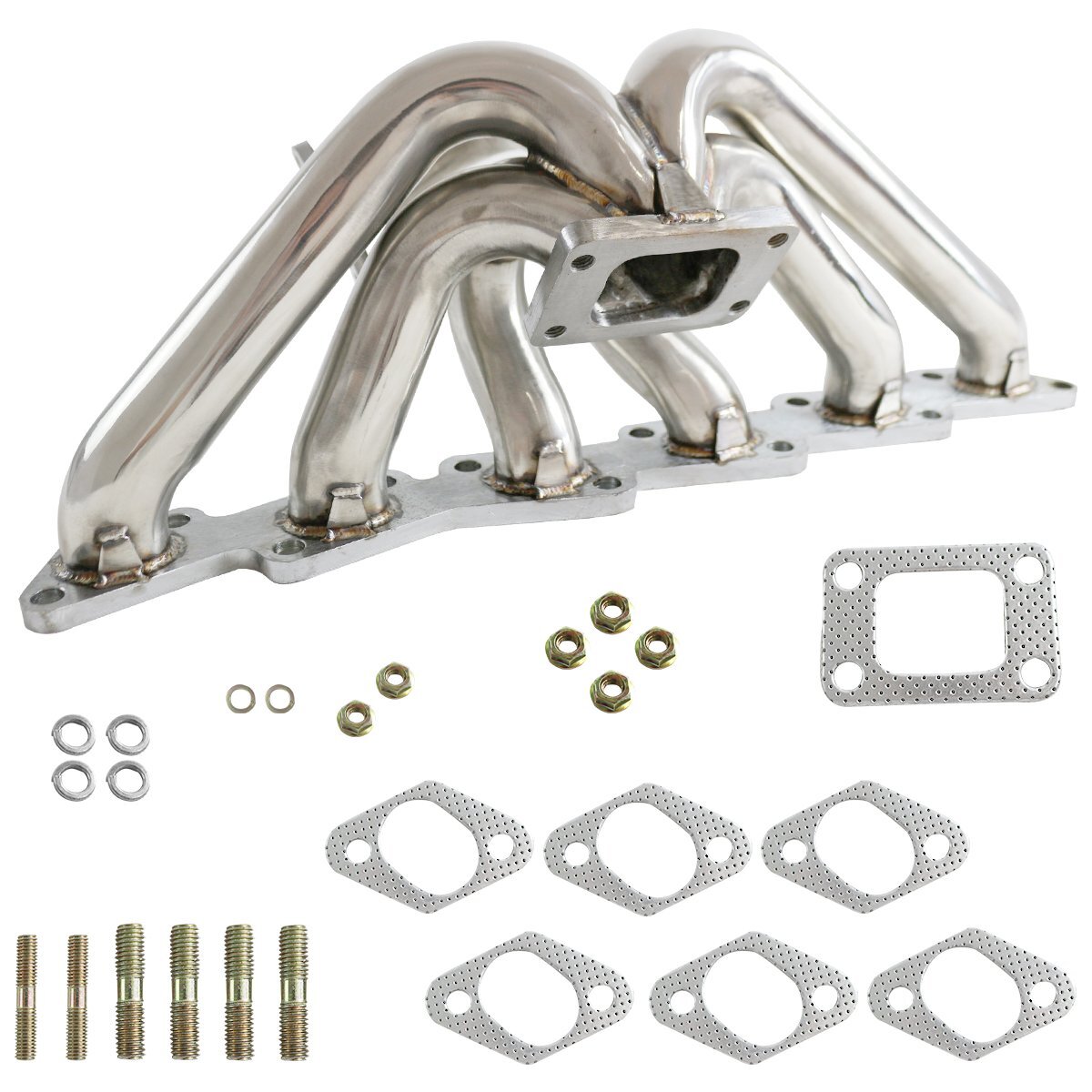 日産 RB20DET RB25DET スカイライン HCR32 ECR33 エキマニ エキゾースト マニホールド EX タコ足 パイプ 6気筒 上 ドリフト拍卖