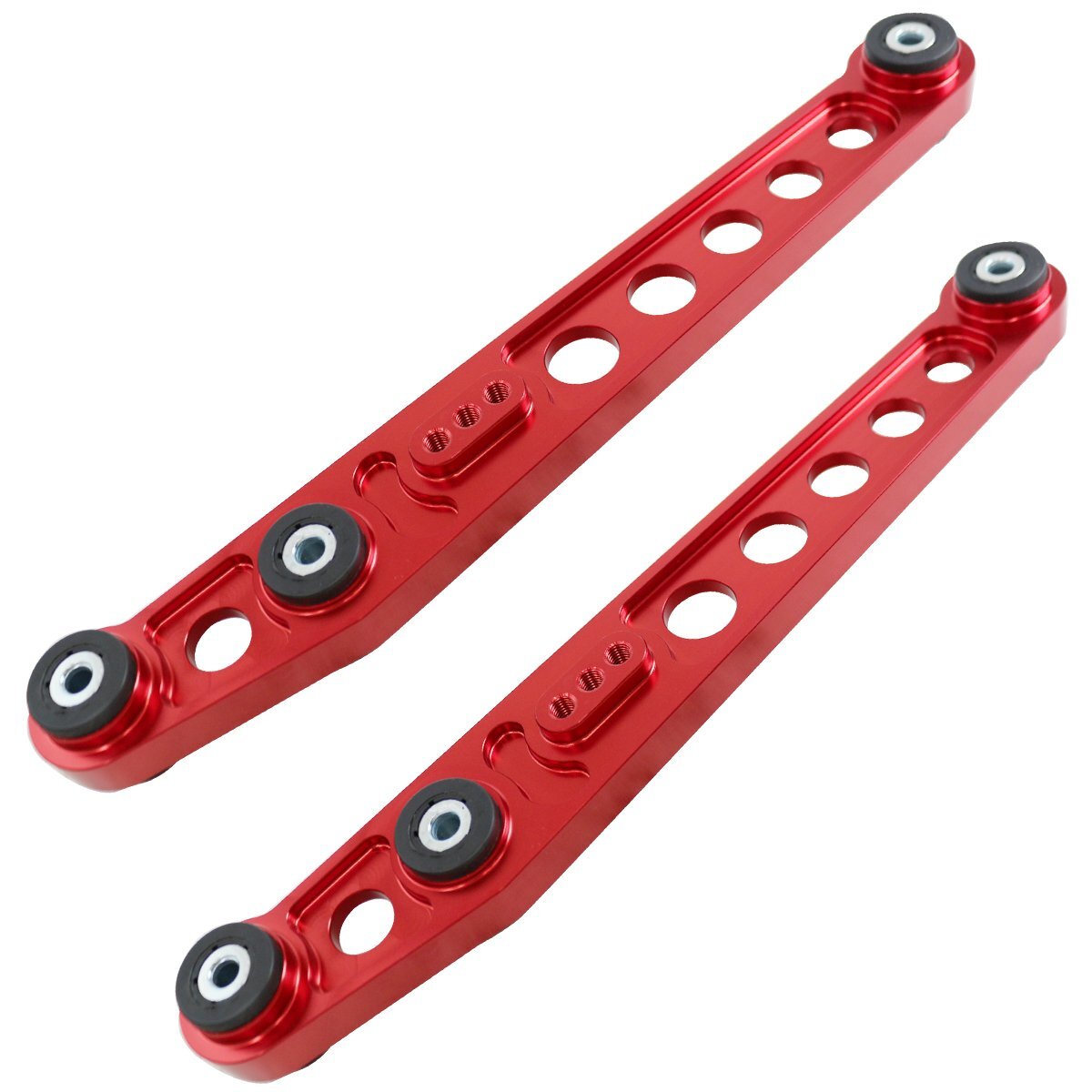 リア ロアコントロールアーム 左右 シビック EK系 赤/レッド アルミビレッド ロアコン 足回り 補修 補強拍卖