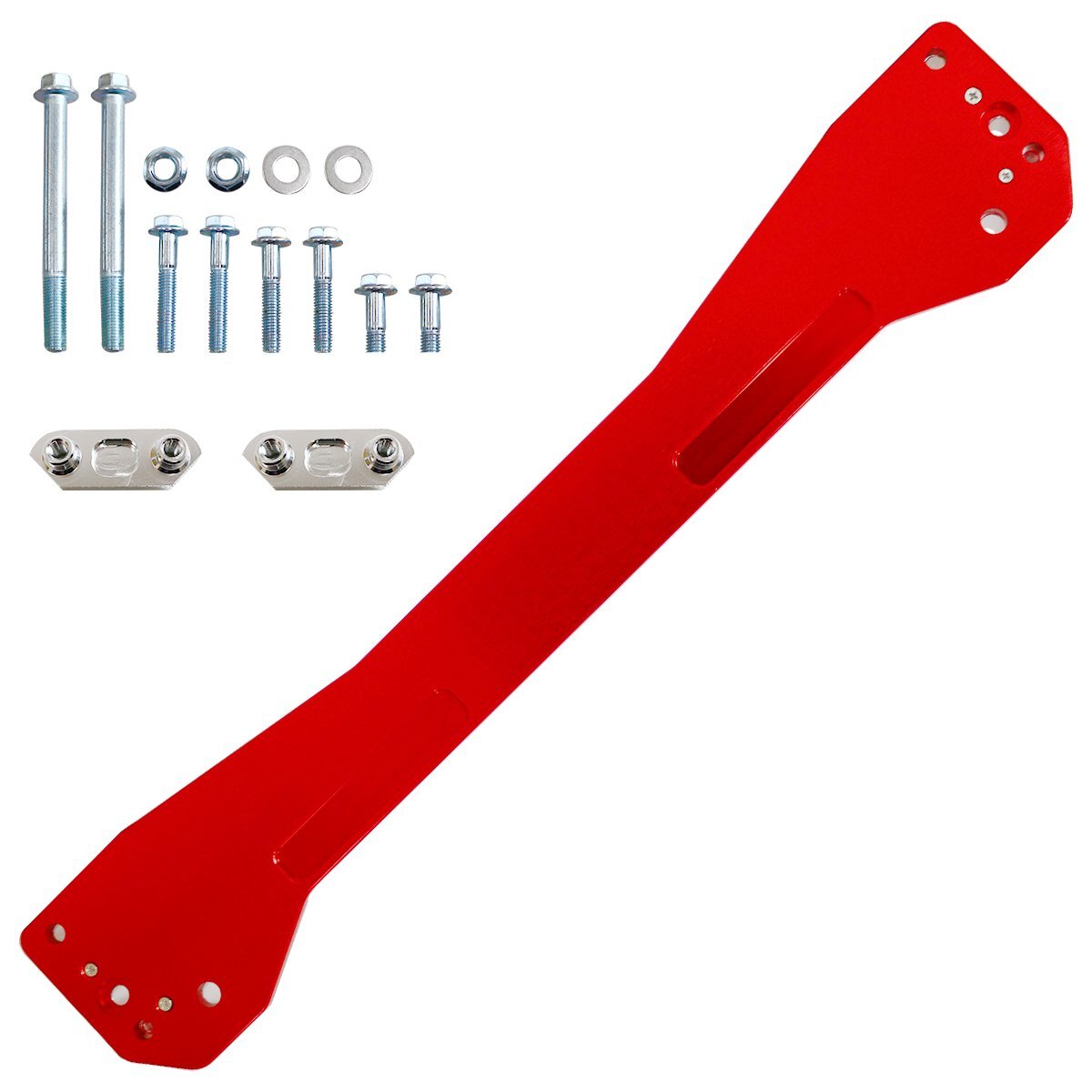 リア サブフレームブレース シビック EK系 赤/レッド リアタイバー ロワアームバー プレースバー 補強 強化 カスタム USDM JDM拍卖