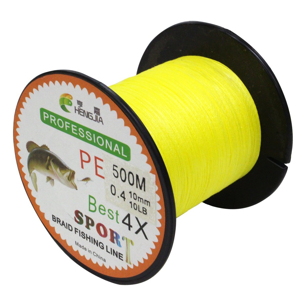 500m PEライン 0.4号/10lb 4編 黄色/イエロー 投げ釣り 船釣り エギング ジギング タイラバ 船 深海 ルアー シーバス 釣り糸 リール拍卖