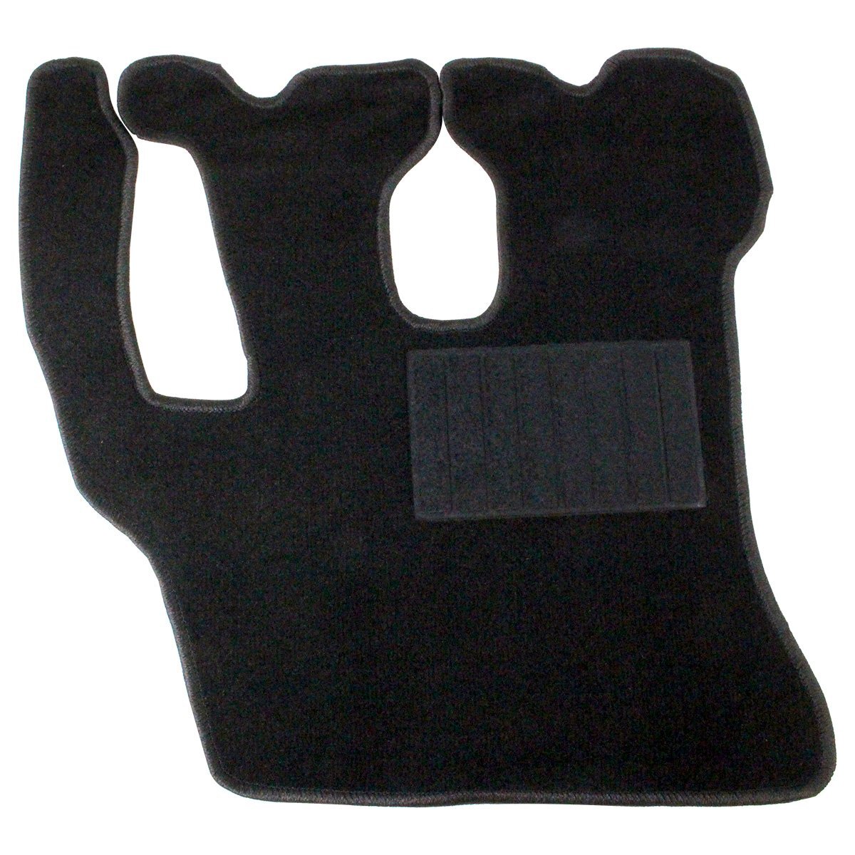 専用設計 レンジャープロ ワイド車両用 平成14年2月以降 運転席 1PCS ブラック/黒 無地 フロント フロアマット拍卖