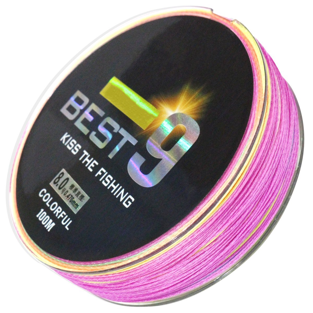 100m PEライン 8.0号/16lb 9編 投げ釣り 船釣り エギング ジギング タイラバ 船 深海 ルアー シーバス 釣り糸 リール拍卖