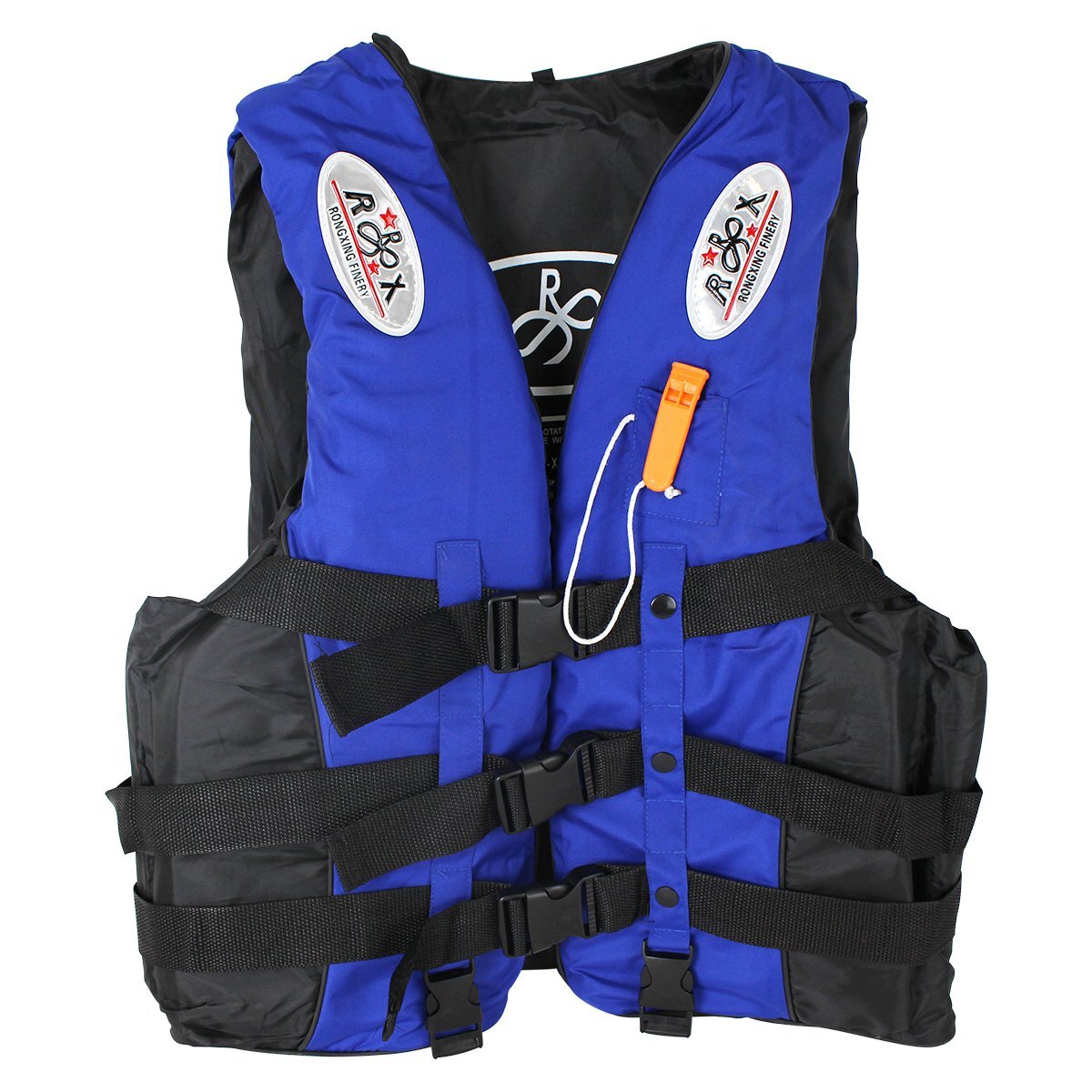 ベストタイプ ライフジャケット Mサイズ 適応サイズ:身長120cm-150cm未満/体重30kg-45kg未満 カラー:ブルー 青拍卖