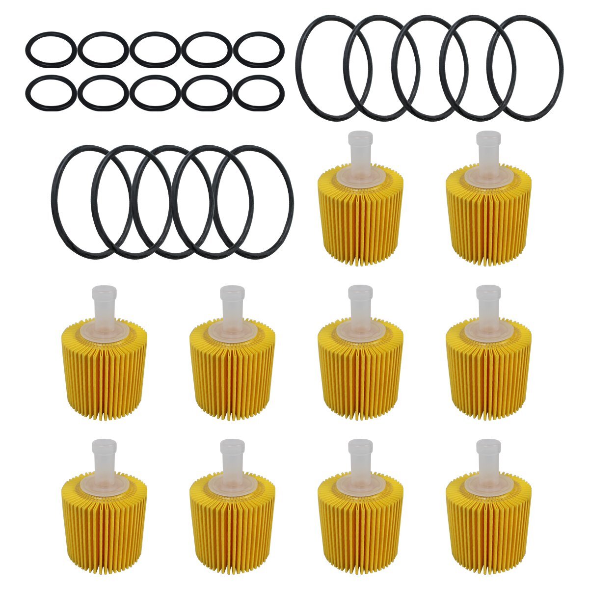 10個 ノア ハイブリッド 純正互換品 04152-40060/04152-37010/04152-37010-79/04152-B1010 オイルフィルター トヨタ TOYOTA エレメント拍卖