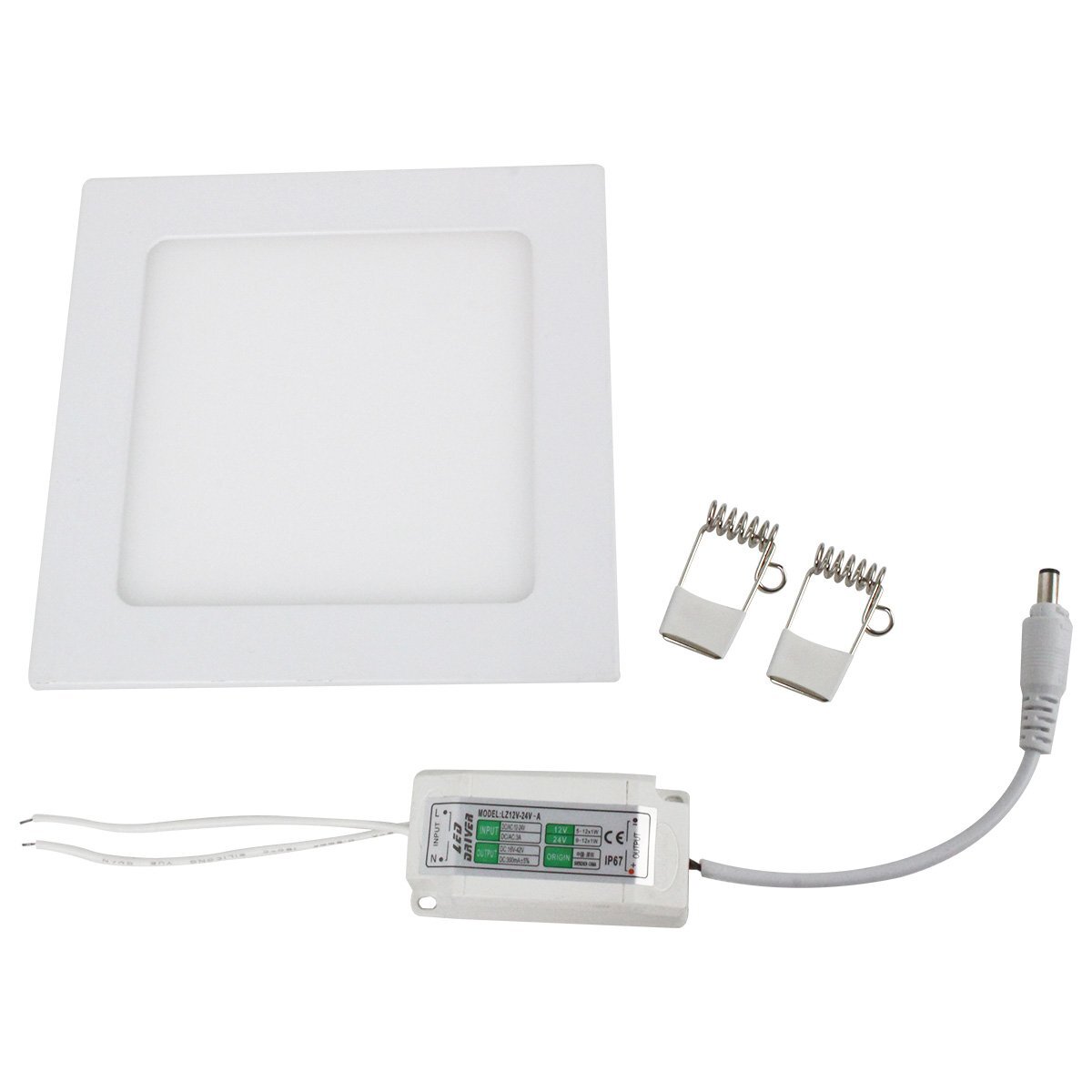 超薄型 LED パネル 9w 12V/24V 6500K ルームランプ 照明 LED照明 薄型照明 天井 パネル照明 キャンピングカー 船 電気拍卖