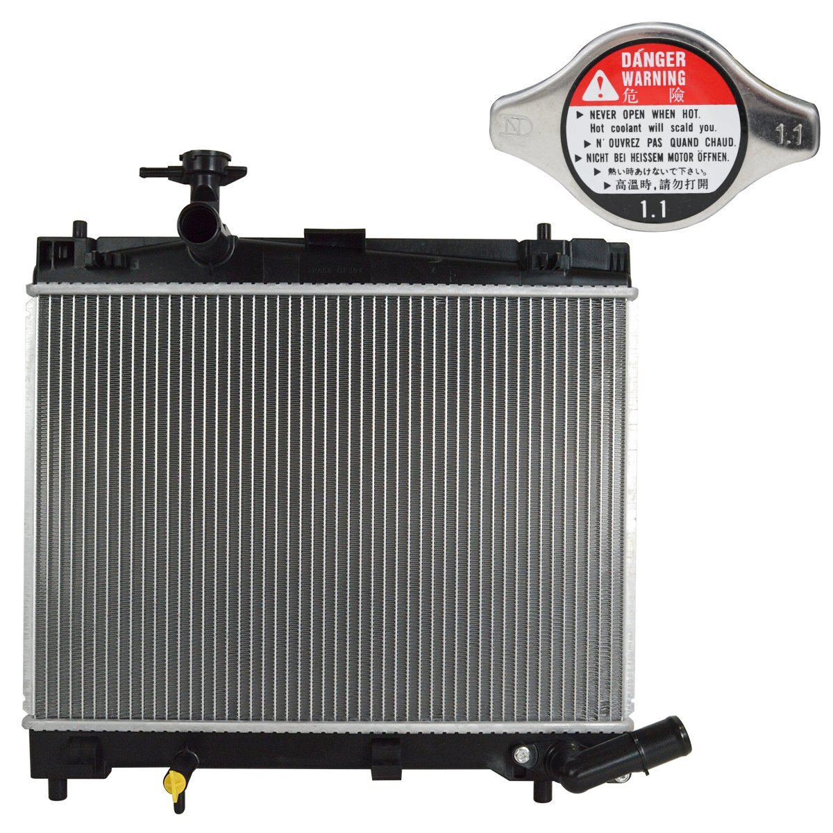ヴィッツ NSP130 NSP135 ラクティス NSP120 ラジエーター キャップ付 AT/CVT 16400-47090 16400-47100 16400-47141 ラジエター拍卖
