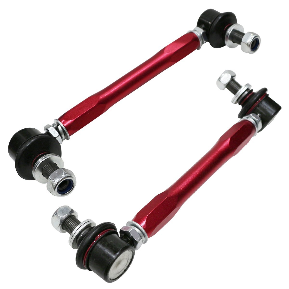 セドリック Y33 UY33 PY33 HY33 HBY33 MY33フロント レッド/赤 調整式 スタビライザーリンク 左右セット拍卖