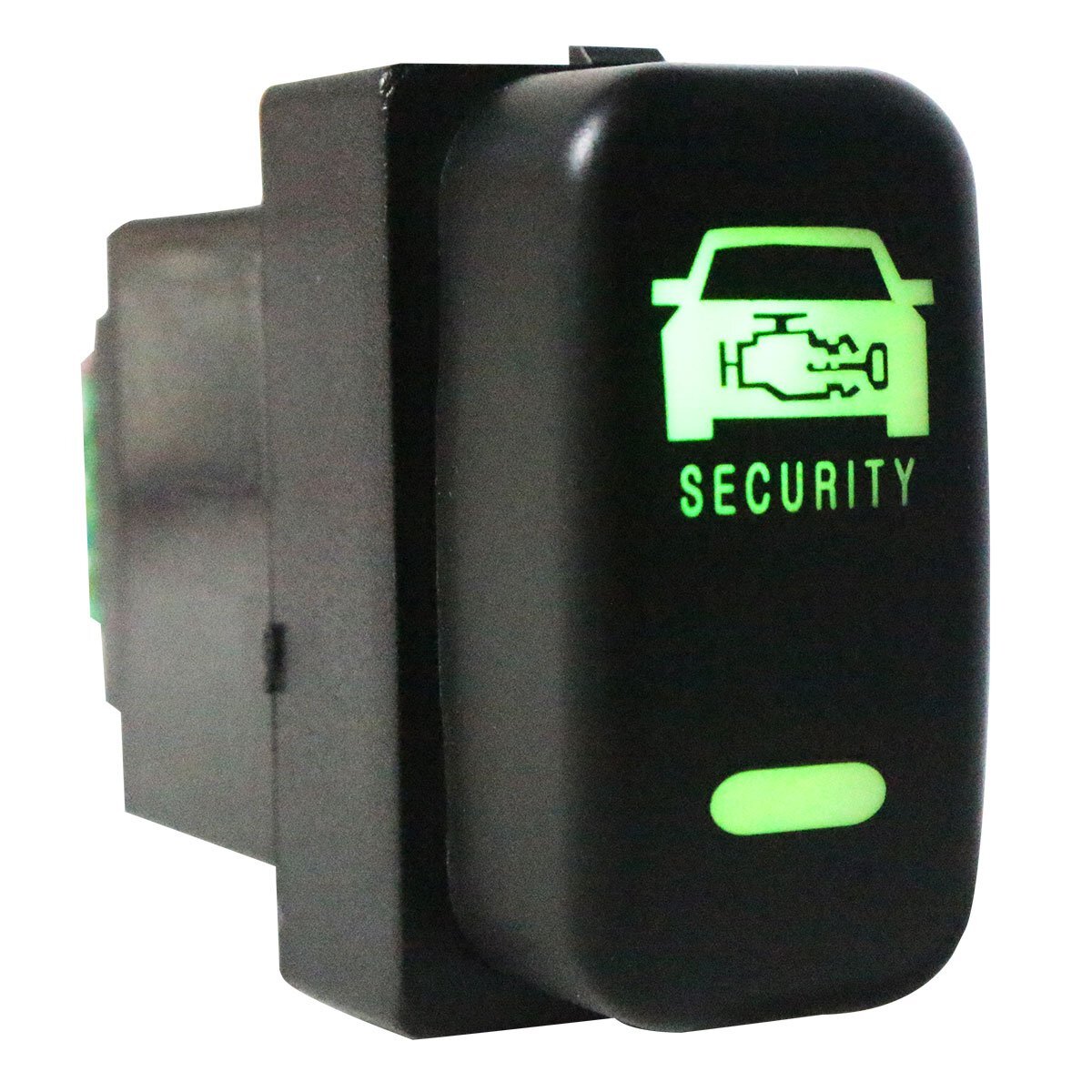 『ミツビシA』 グランディス NA4W 車種専用 防犯対策 点滅機能付き ダミーセキュリティパネル LED/グリーン スイッチホールカバー拍卖