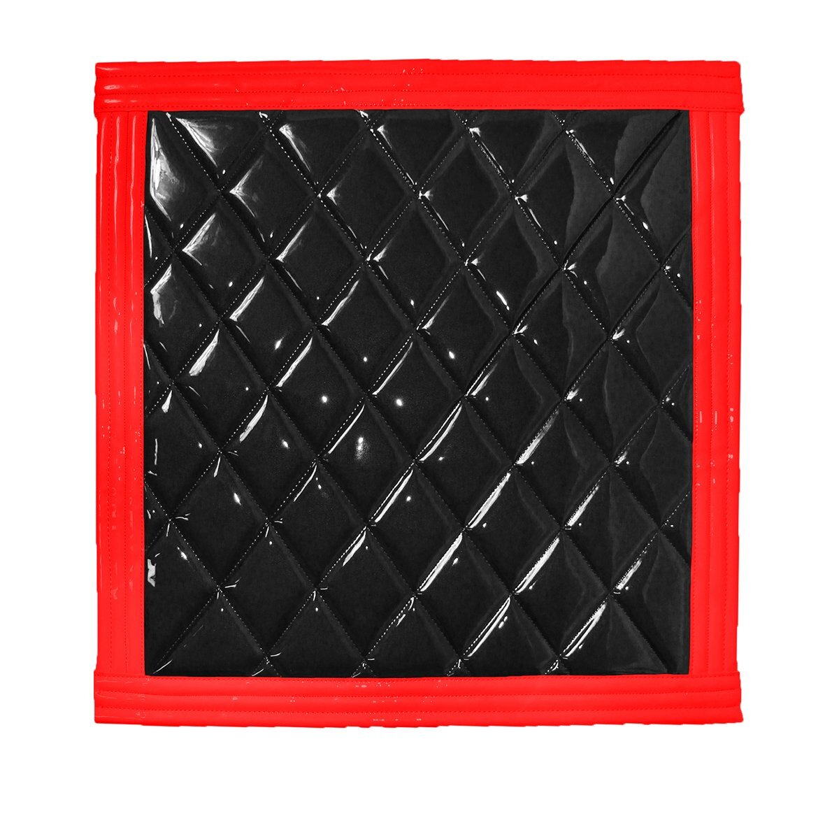 トラック 泥除け マット マッドフラップ 600mm×600mm 60cm×60cm レッド×ブラック 黒 赤 泥よけ マッドガード拍卖