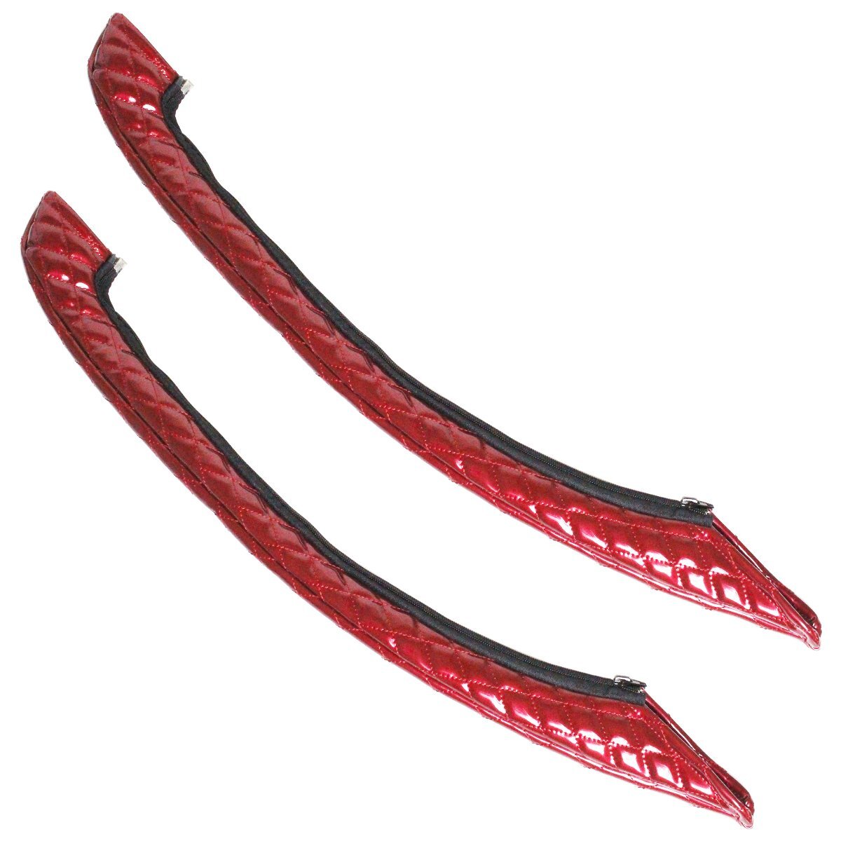 07エルフ 07y エルフ ドアキルトハンドルカバー エナメルレッド 艶レッド 赤 シングルステッチ ダイアカット拍卖