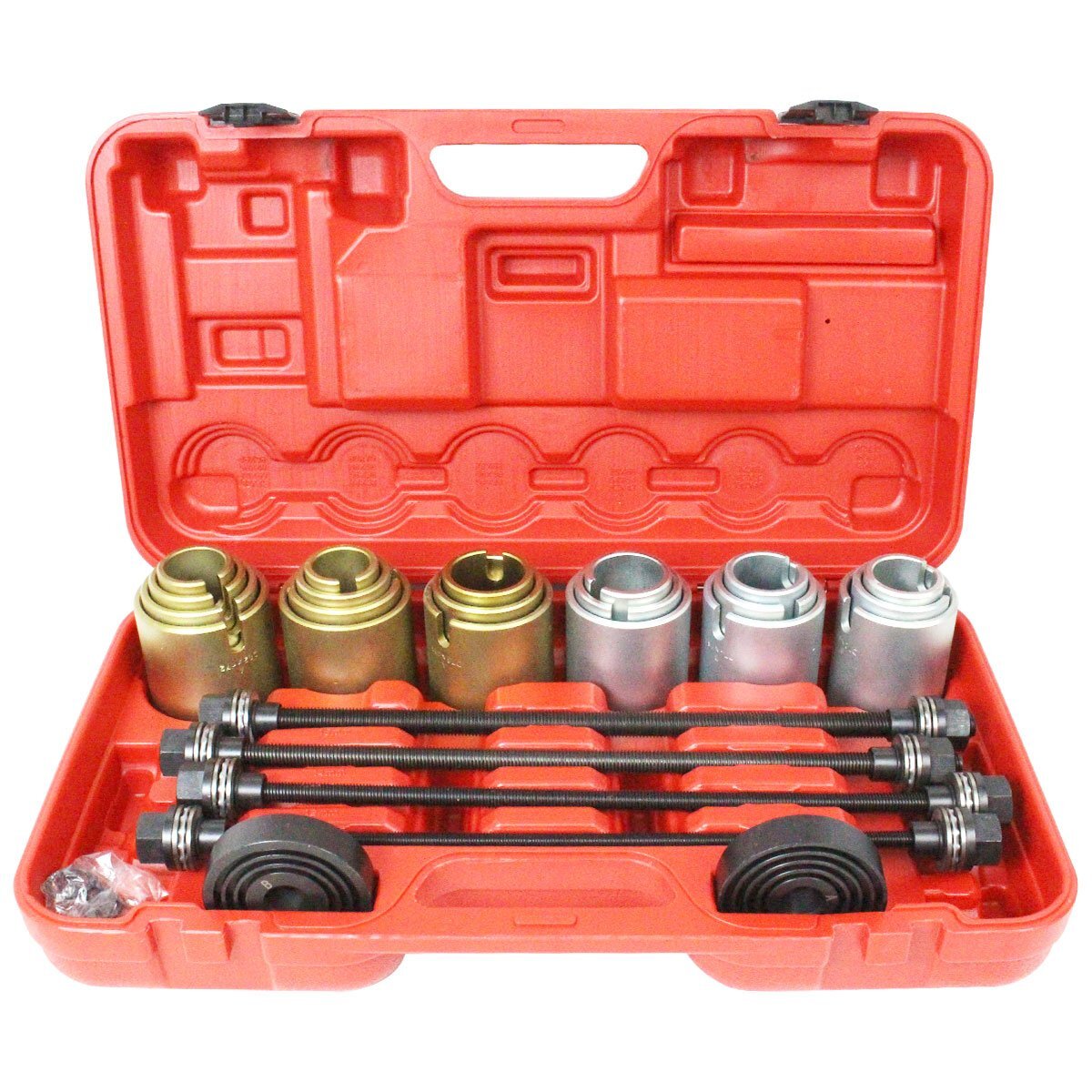 フロント ホイール ハブ ベアリング 油圧 プレス プーラープレス 抜き 交換 脱着 圧入 特殊工具 26点セット プルスリーブ拍卖