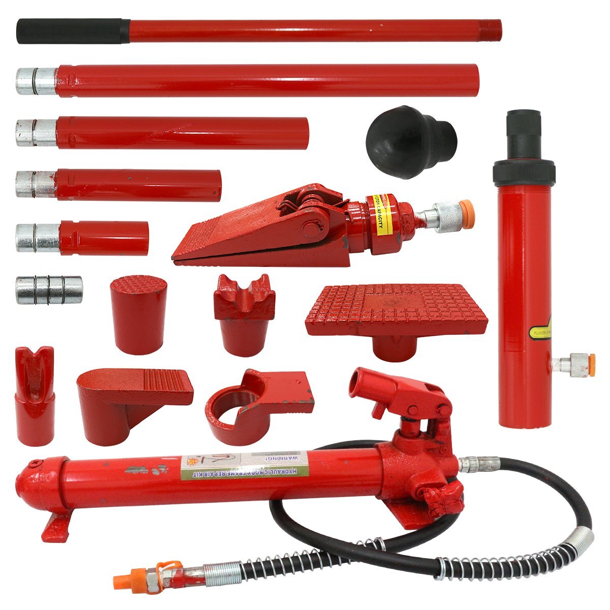 10t 10トン ロングラムジャッキ ポートパワー 油圧 ジャッキ 車 フレーム ボディ 修理 ジャッキアップ 板金 アタッチメント拍卖