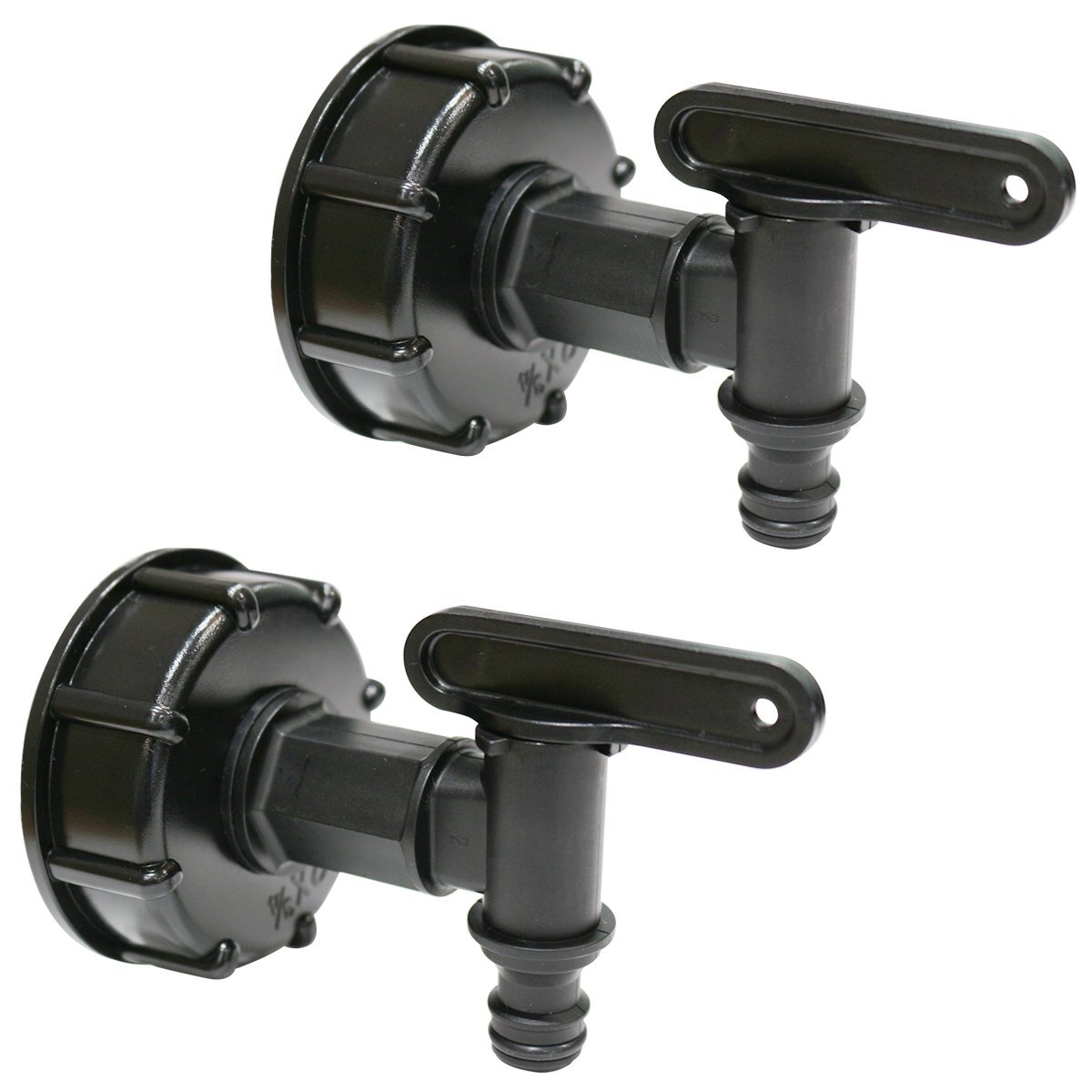 【送料380円】雨水 貯水タンク プラスチック 製 蛇口 コック 1000L 1000リットル タンク 取水器 2個拍卖