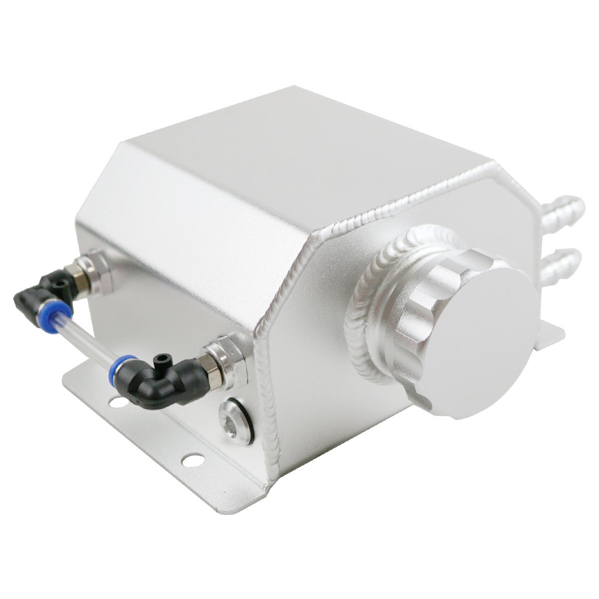 汎用 アルミ製 オイルキャッチタンク 1L 1000ml ラジエーター サブタンク ジムニー 86 JZX100 S14 S15 シルビア 180SX 旧車拍卖