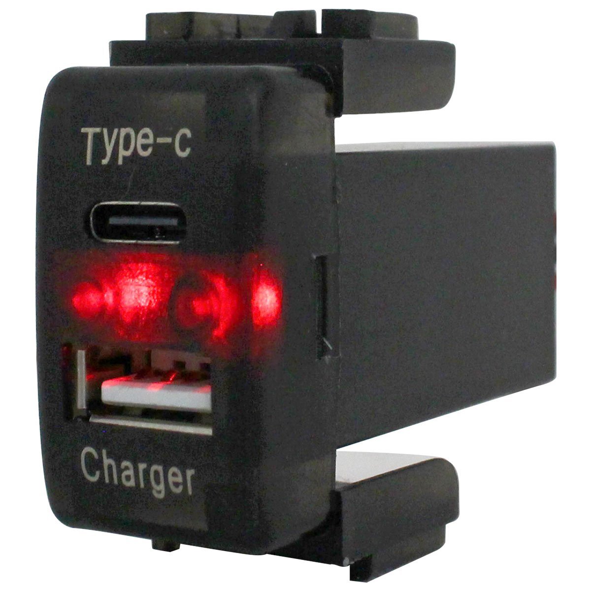 【送料220円】ニッサンA ジューク F15 H22.6~ LED/ホワイト USB Type-C タイプC ポート 充電 QC3.0 12V パネル スイッチホールカバー拍卖