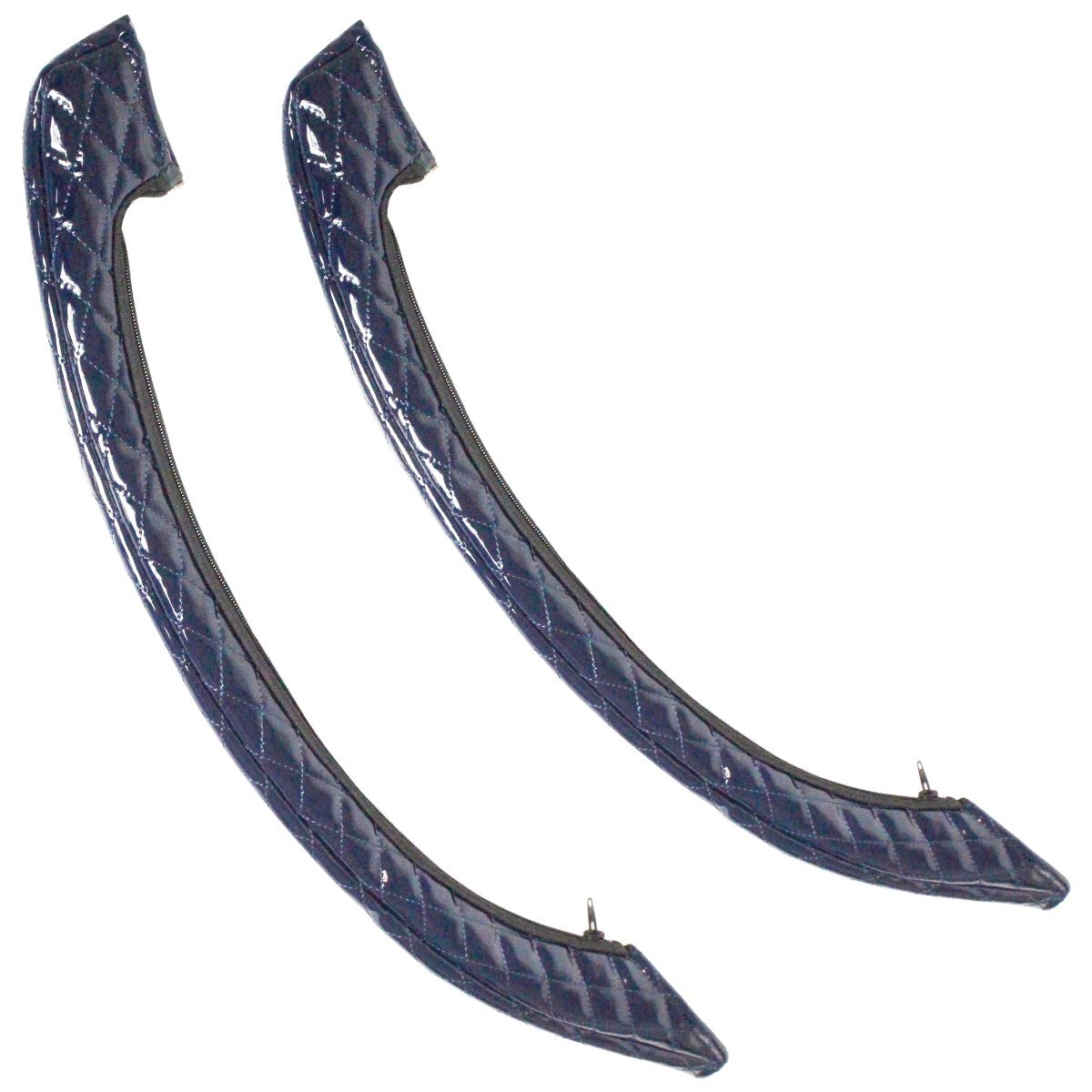 07フォワード 07yフォワード ドアキルトハンドルカバー エナメルネイビー 艶ネイビー 紺色 ブルー シングルステッチ ダイアカット拍卖