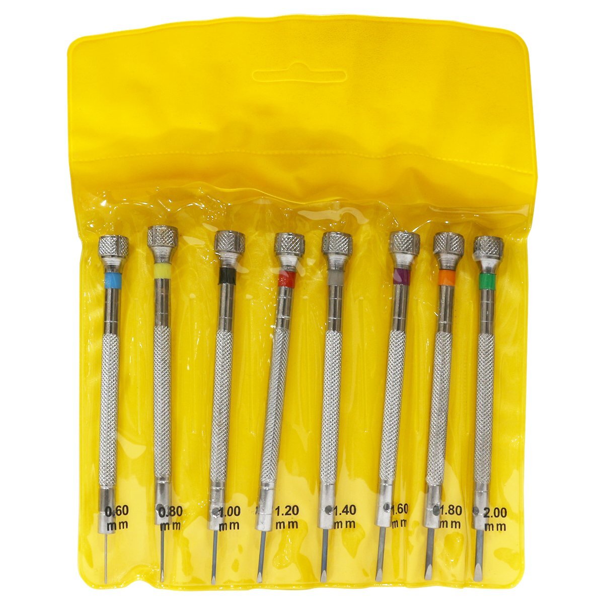 【送料220円】精密 マイナス ドライバー セット 極細 8本セット 眼鏡 時計 スマホ カメラ 修理 模型 機械 ネジ 組立 工具 ツール キット拍卖